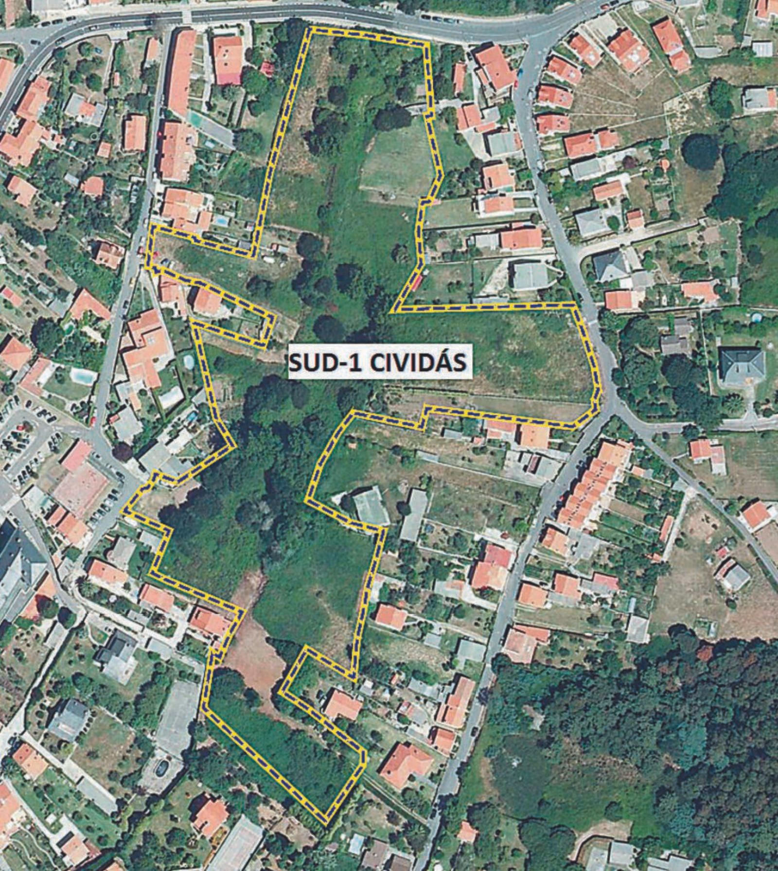 Ámbito del sector donde se ubicarán las viviendas, en Mera.