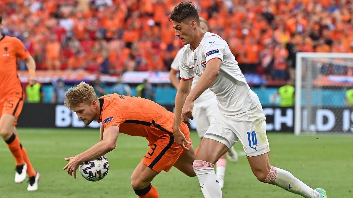 De Ligt, en la acción ante la República Checa que marcó el partido