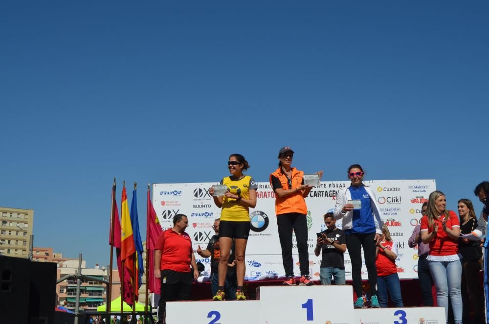 Ganadores de la Media Maratón de Cartagena