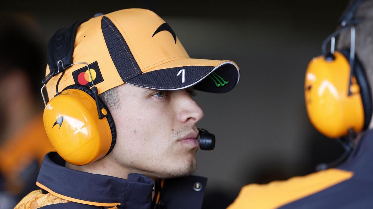 Lando Norris durante el Gran Premio de Japón
