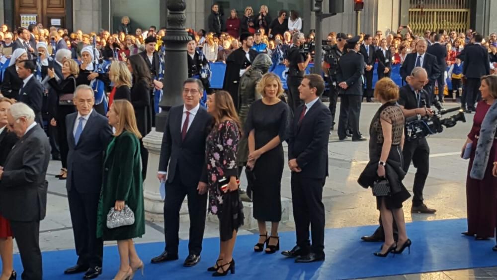 La alfombra azul de los premios "Princesa de Asturias" 2016