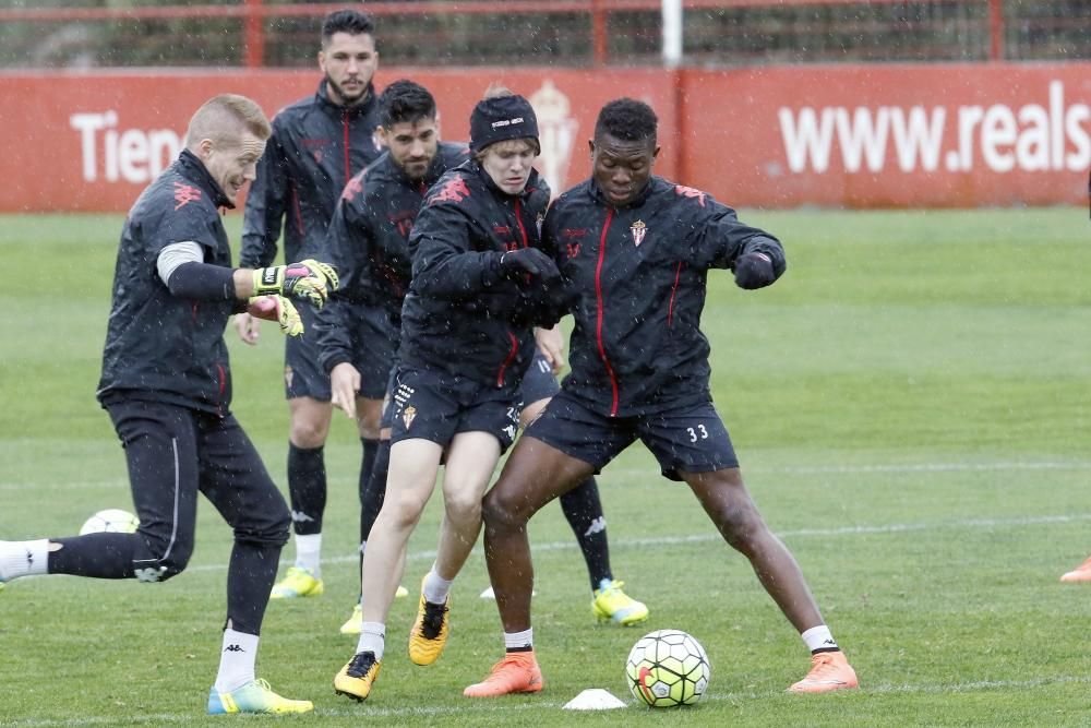 Entrenamiento del Sporting