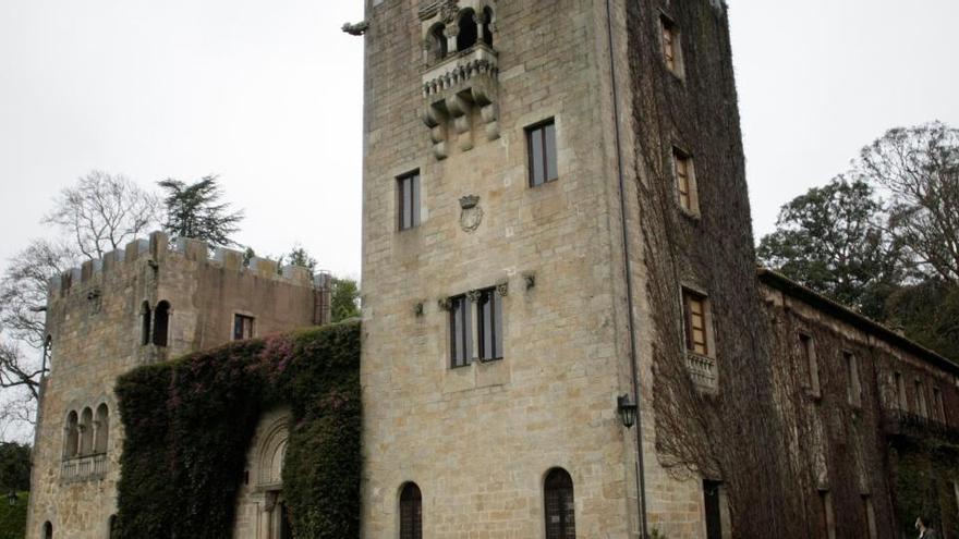 Fachada principal del Pazo de Meirás.