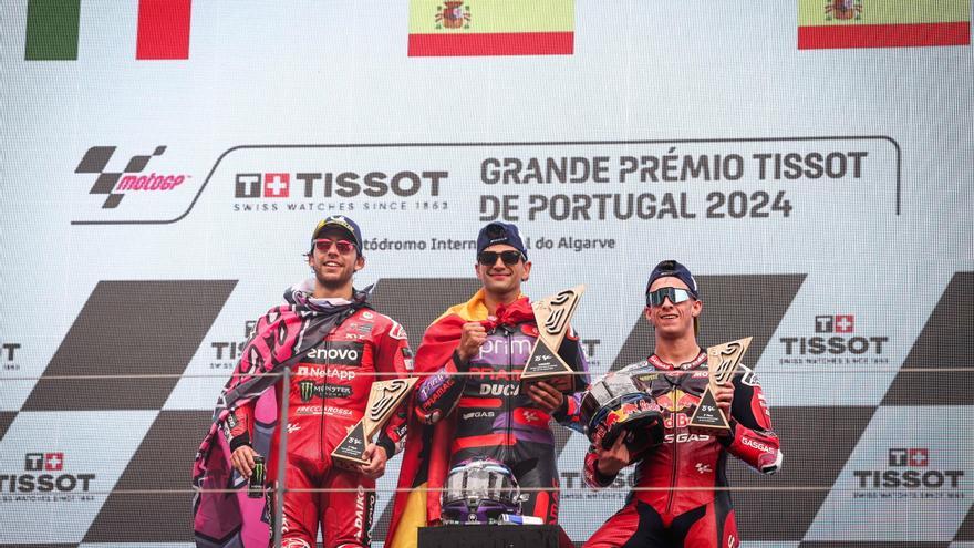 Pedro Acosta logra el primer podio en MotoGP