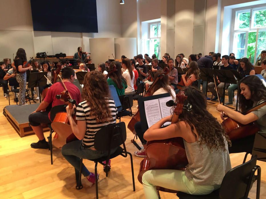 La OJPA y la Orquesta de Aspirantes viven su gran experiencia en Viena