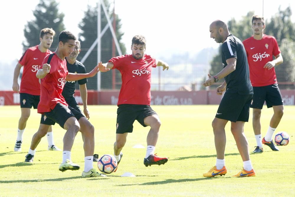 Entrenamiento del Sporting