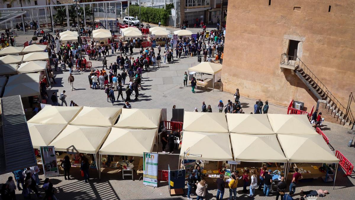 La III Feria de Formación Profeisonal en Torrent, esta mañana.