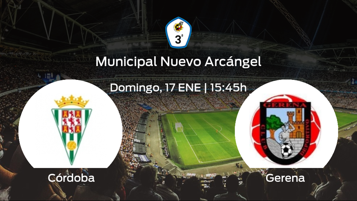 Previa del encuentro: el Córdoba B recibe al Gerena en la duodécima jornada