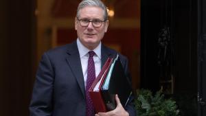 December 17, 2025, London, England, United Kingdom: British Prime Minister KEIR STARMER leaves 10 Downing Street to attend Prime Ministers Questions in the House of Commons in London.,Image: 1059881941, License: Rights-managed, Restrictions: , Model Rele