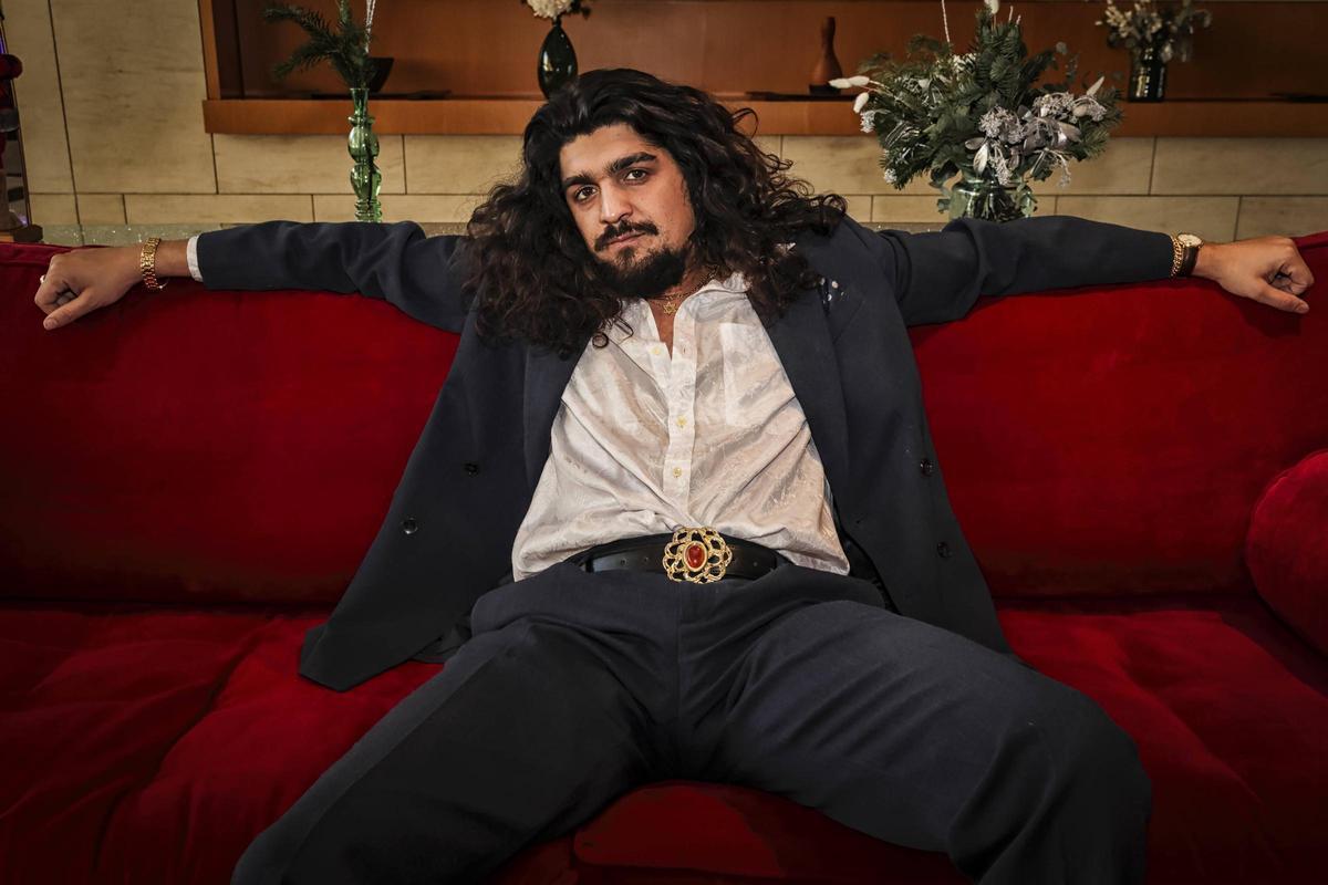 El cantante Israel Fernández, en Barcelona a mediados del pasado diciembre.