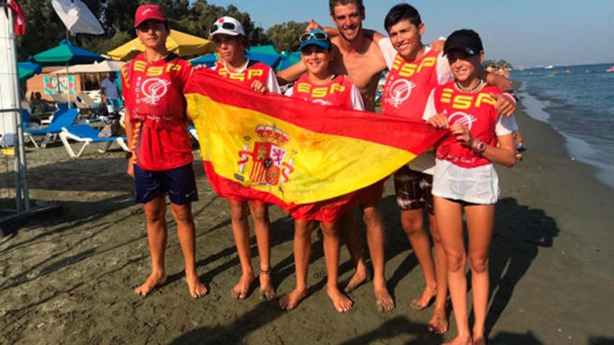 María Perelló y Pau Mesquida, bronce con España en el Mundial de Optimist de Chipre