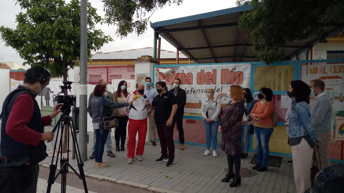 Protesta del AMPA en Palma del Río.