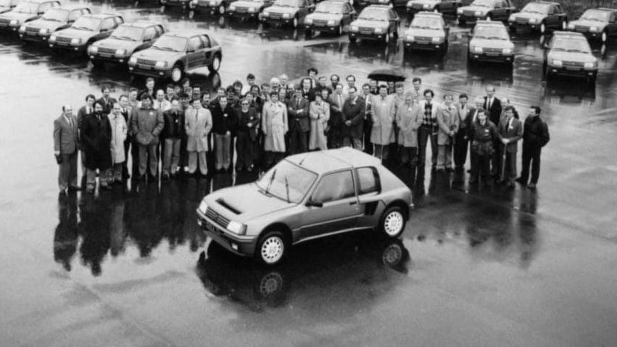 Peugeot 205 en el pasado.