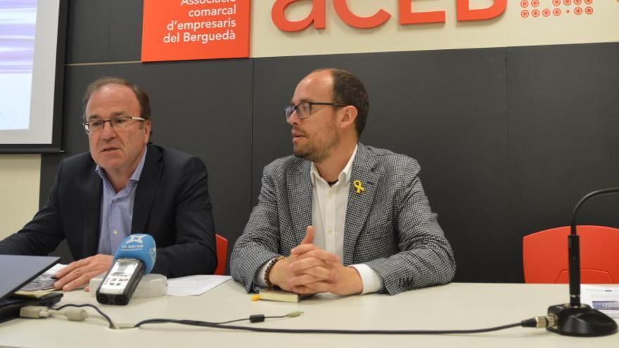 Fígols, president de l&#039;Aceb amb Font, president del Consell.