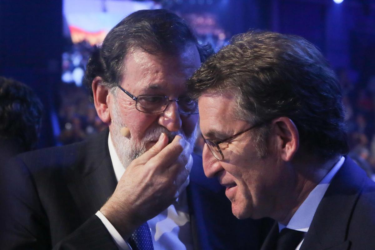 Mariano Rajoy y Alberto Núñez Feijóo, en una foto de archivo.