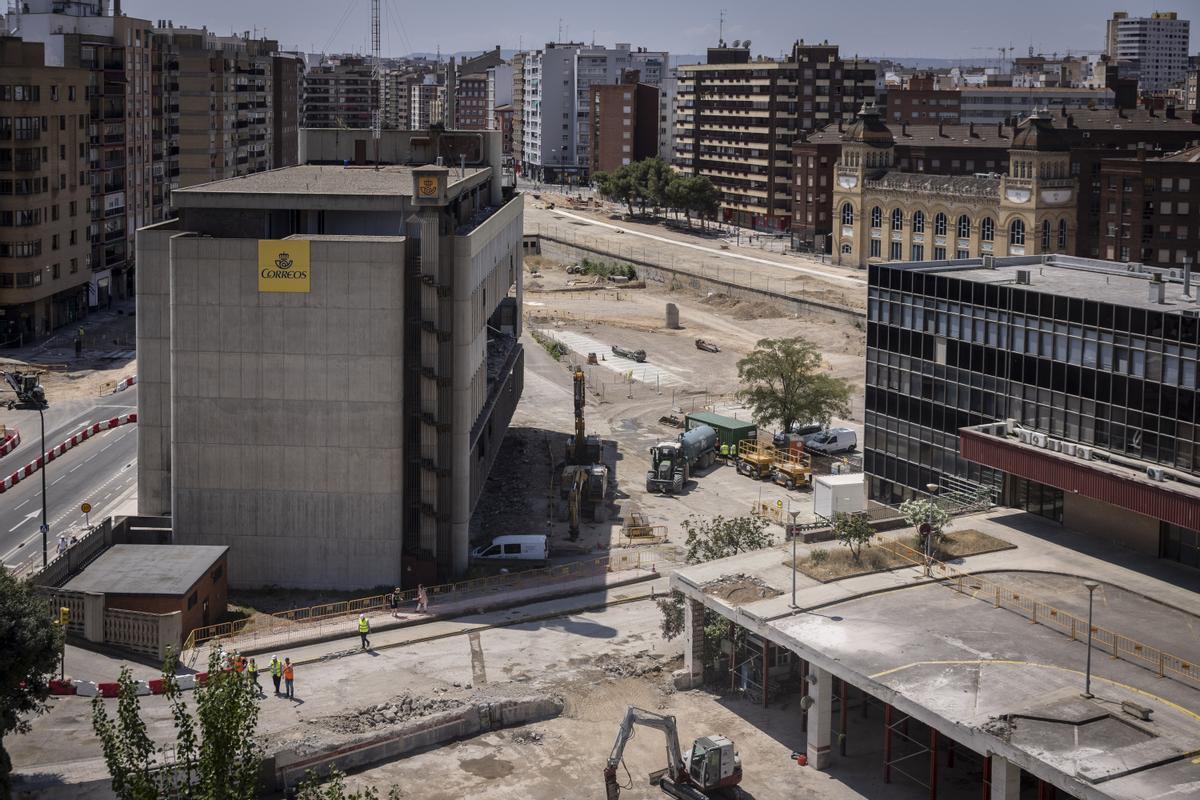 Así avanzan las obras del Portillo en Zaragoza