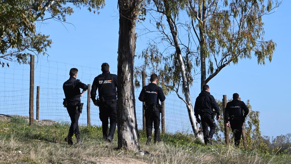 El dispositivo policial en el Fuerte de San Cristóbal