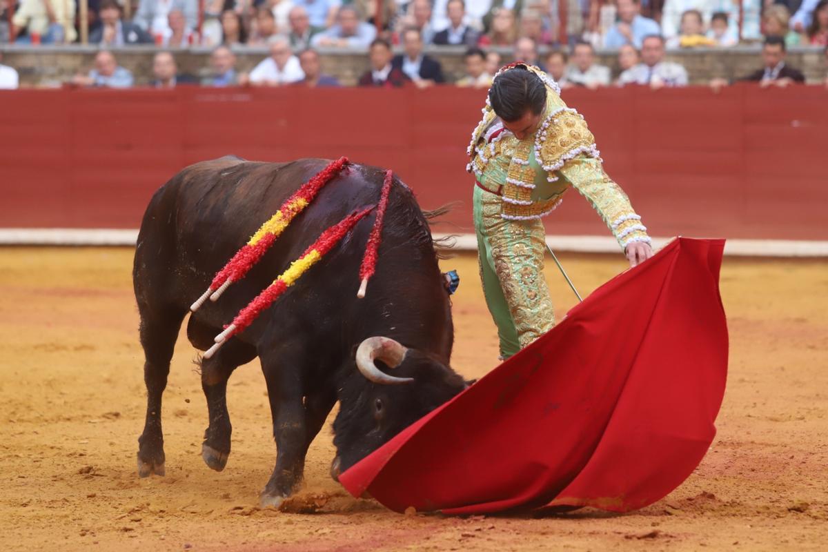 Juan Ortega al natural con el quinto de la tarde.