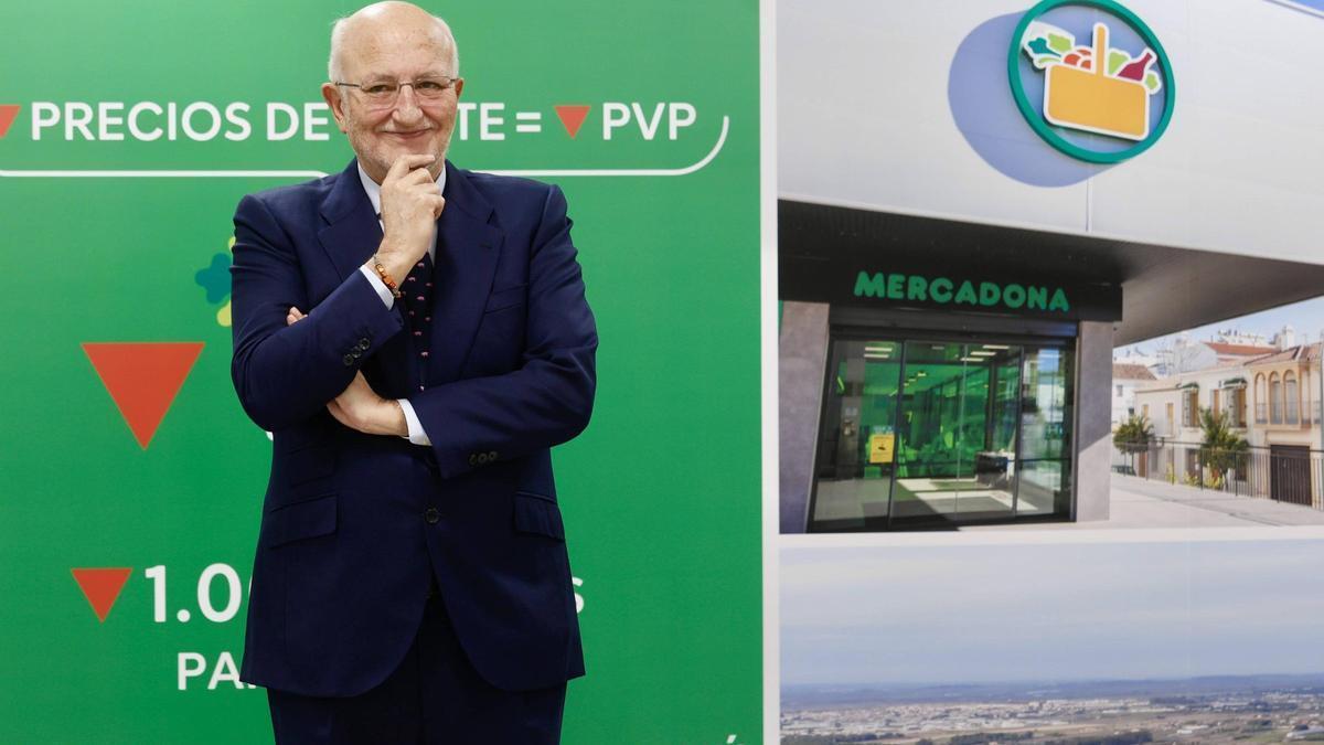 Juan Roig, tras la presentación de resultados de la compañía, en marzo de 2024.