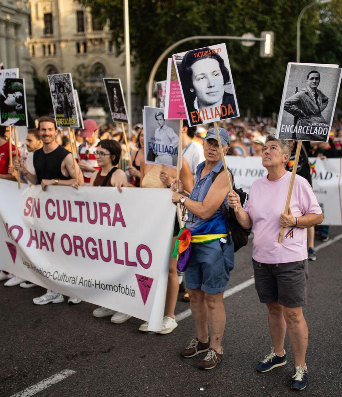 Asistentes a la marcha, ayer, en Madrid. | / ALEJANDRO MARTÍNEZ
