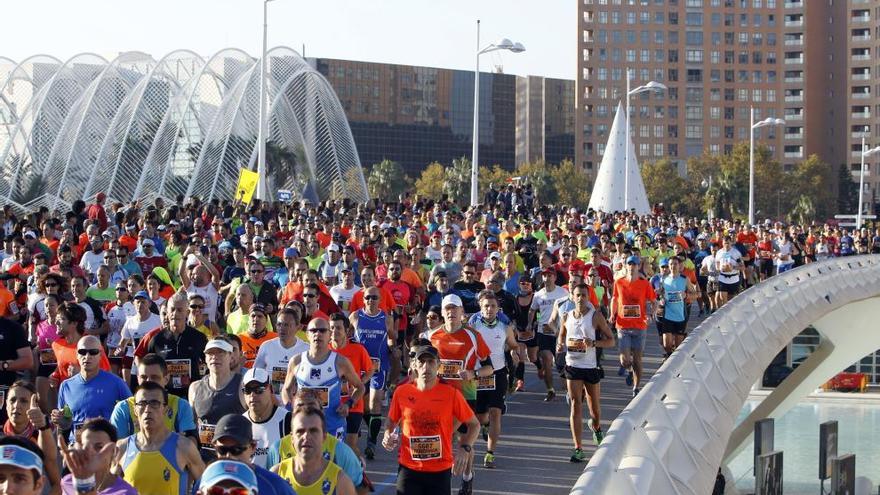 El maratón de Valencia en su edición de 2015.