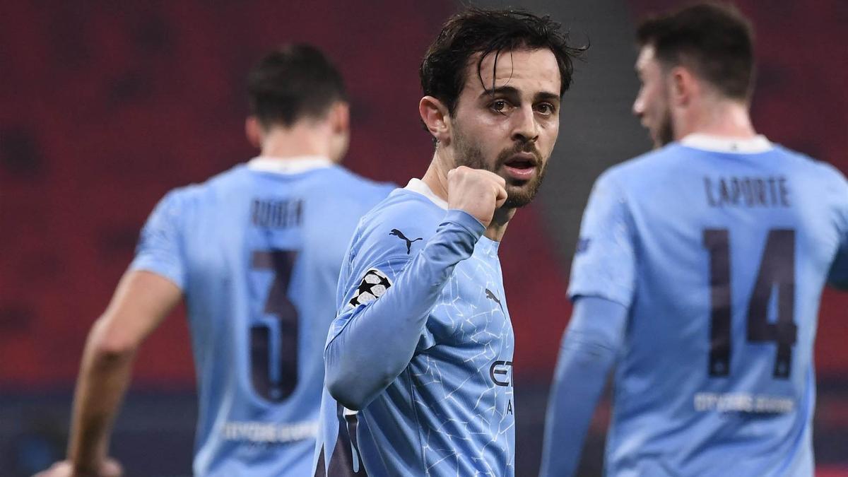 Bernardo Silva adelantó al City con este gol