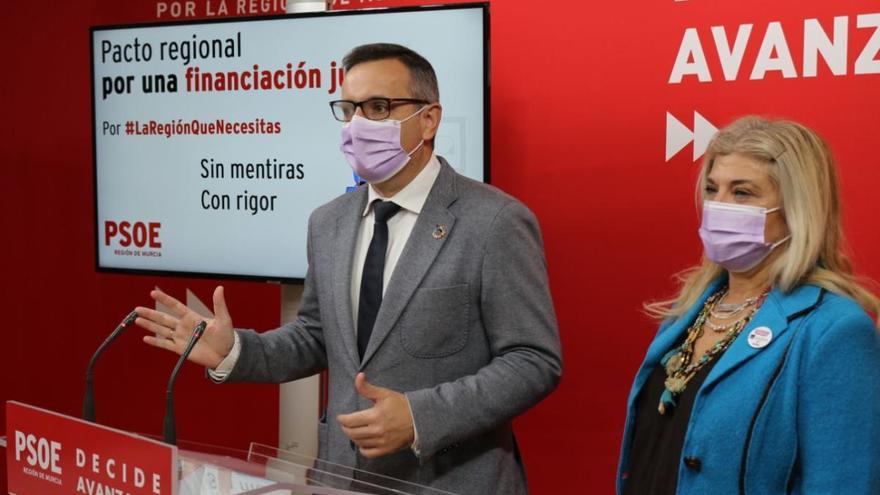 Conesa recuerda a López Miras que la infrafinanciación arrancó en 2002
