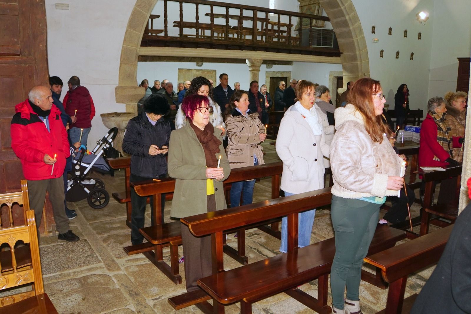 Rabanales celebra las vísperas de San Blas con la "Misa de Parida"