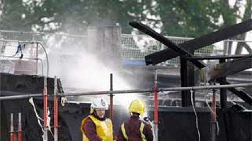 Arde el histórico velero `Cutty Sark´