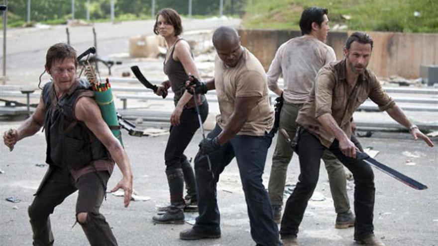 Algunos de los protagonistas de &#039;The Walking Dead&#039;