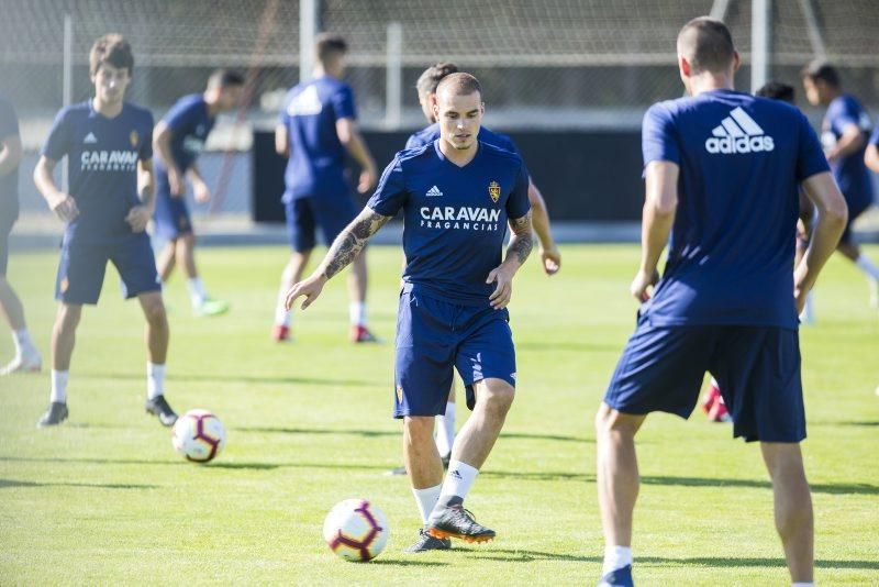 Primer entrenamiento del Real Zaragoza