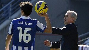 El tècnic blanc-i-blau destaca la tasca dels seus jugadors després del partit contra el Granada.