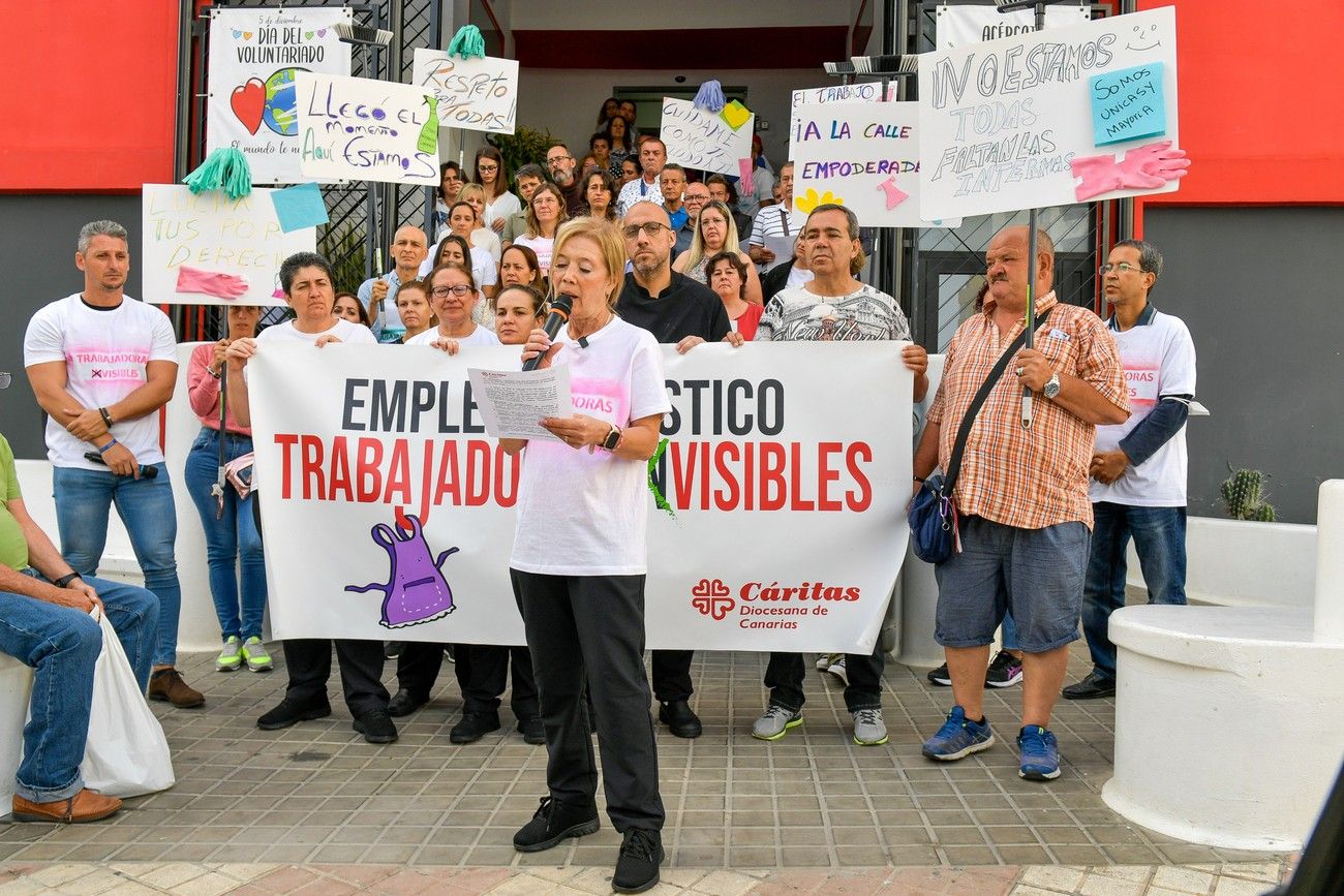 Cáritas visibiliza la ilegalidad y desprotección de las trabajadoras del hogar