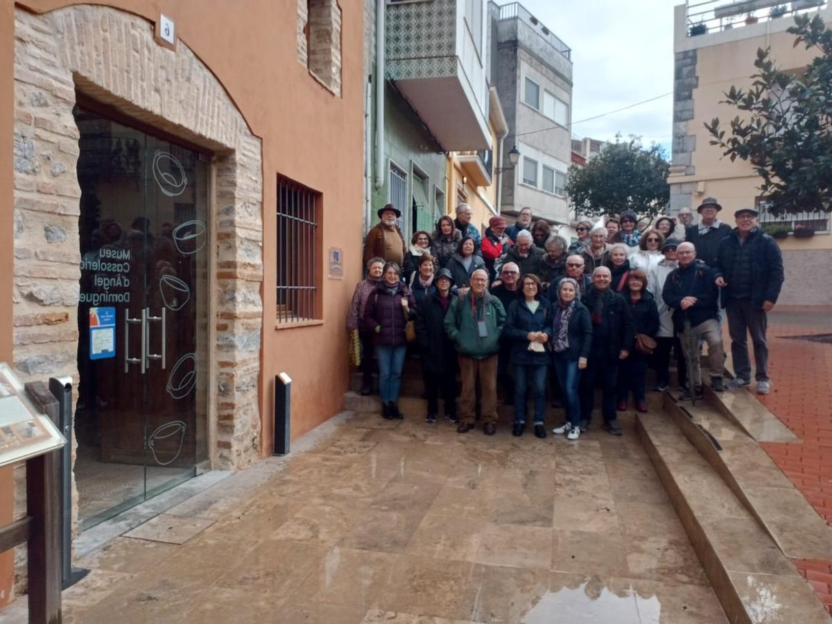 Una visita al Museu de la Cassoleria d’Àngel Domínguez, en una imagen de archivo.