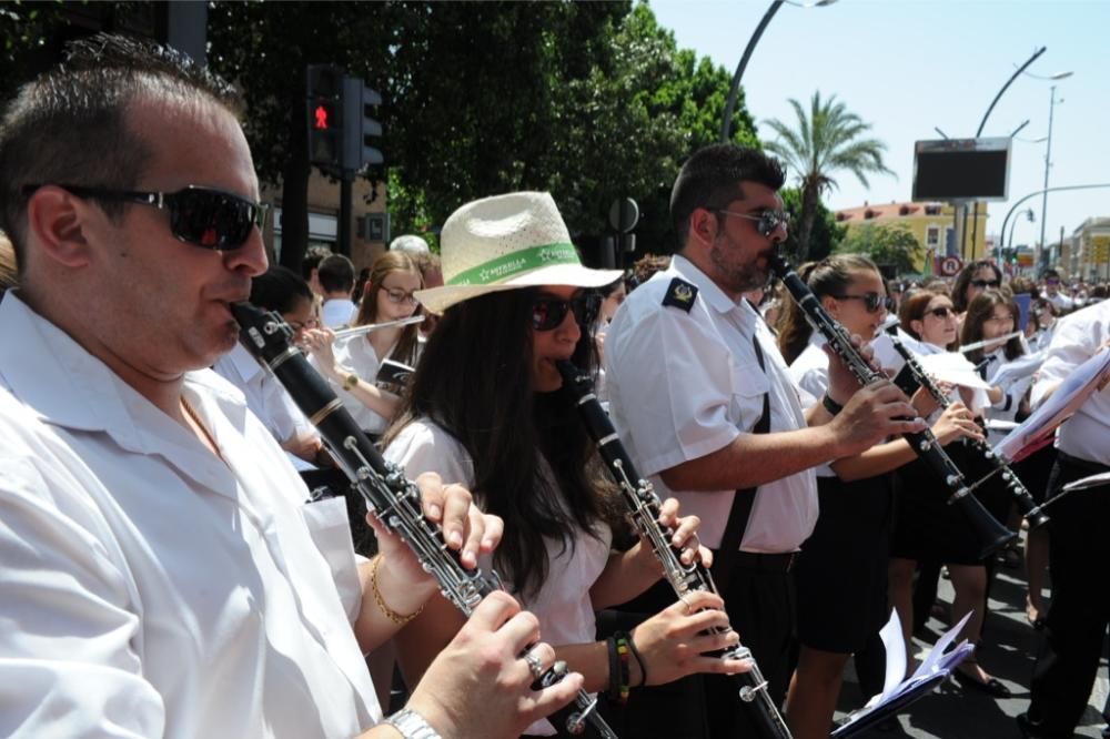 Encuentro de bandas de música en Martínez Tornel