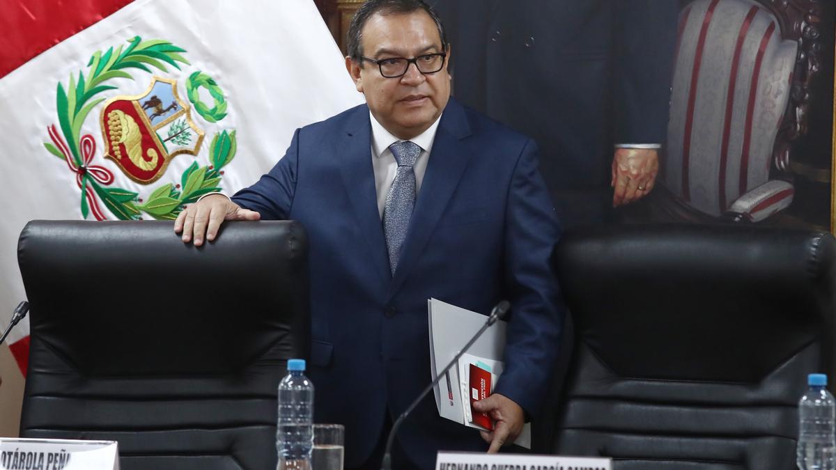 El ex primer ministro de Perú, Alberto Otárola.