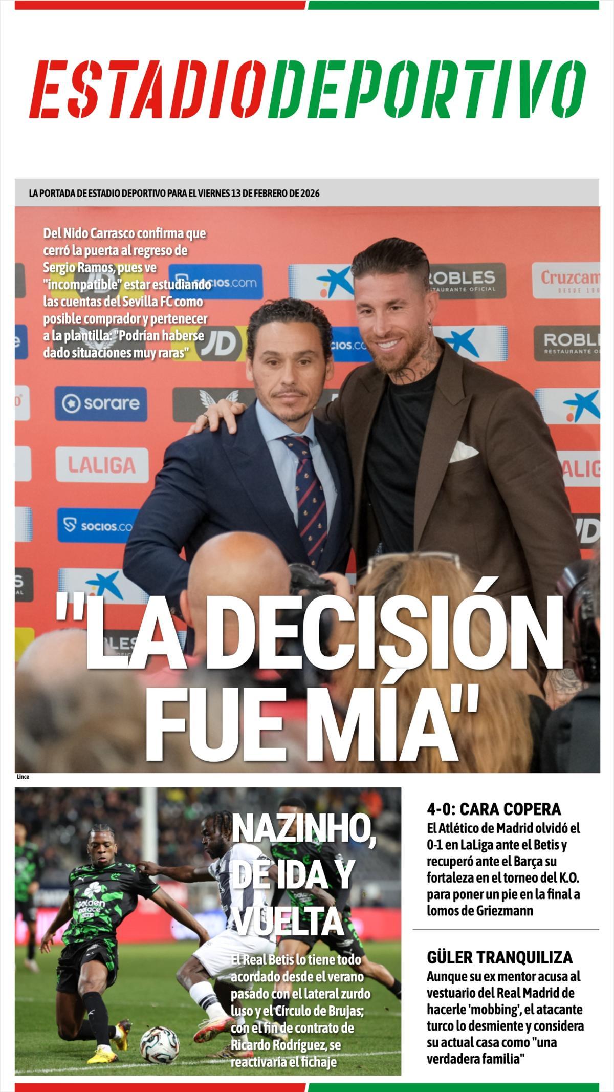 Estas son las portadas de la prensa deportiva de hoy