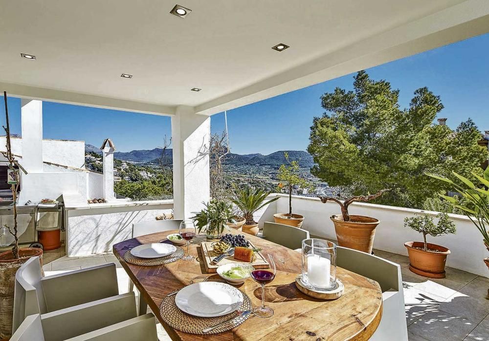 La casa, en sintonía con el azul cristalino del mar