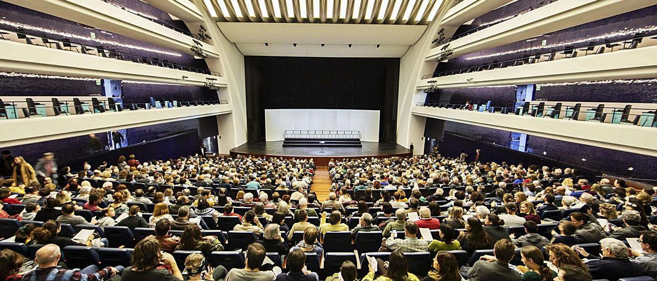 Interior de la sala principal del Palau de les Arts de València. | L-EMV