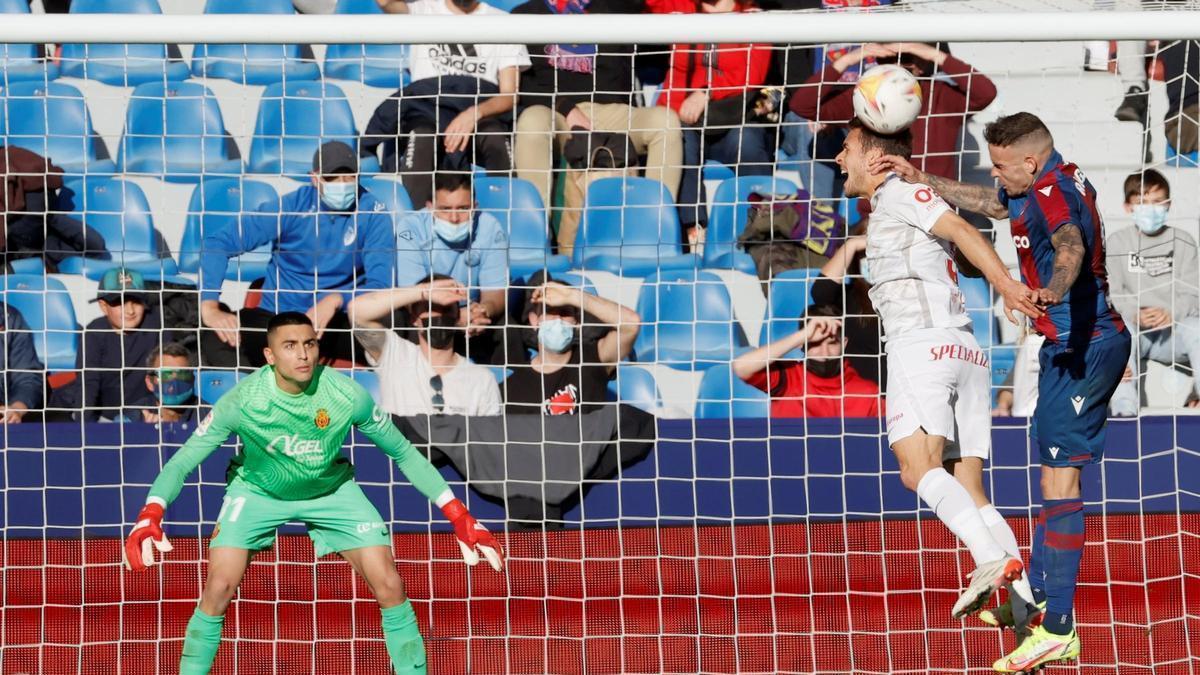 Imagen del último Levante-Mallorca en Primera División (2-0), en 2022