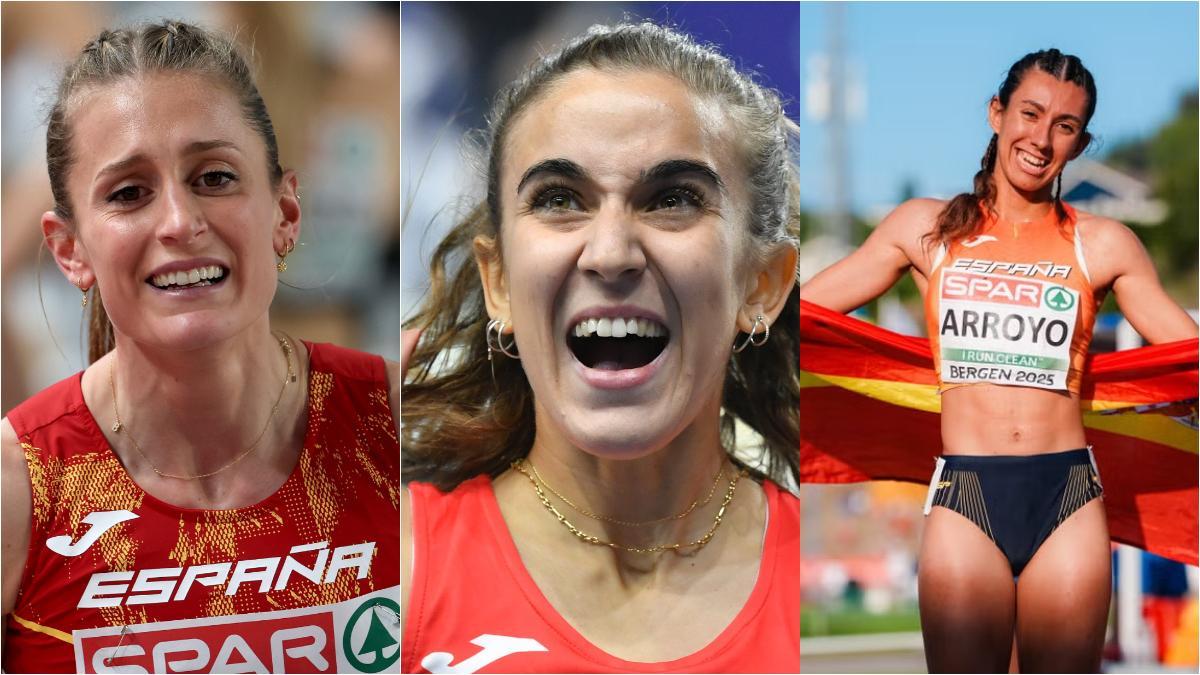 Lorea Ibarzabal, Daniela García y Rocío Arroyo