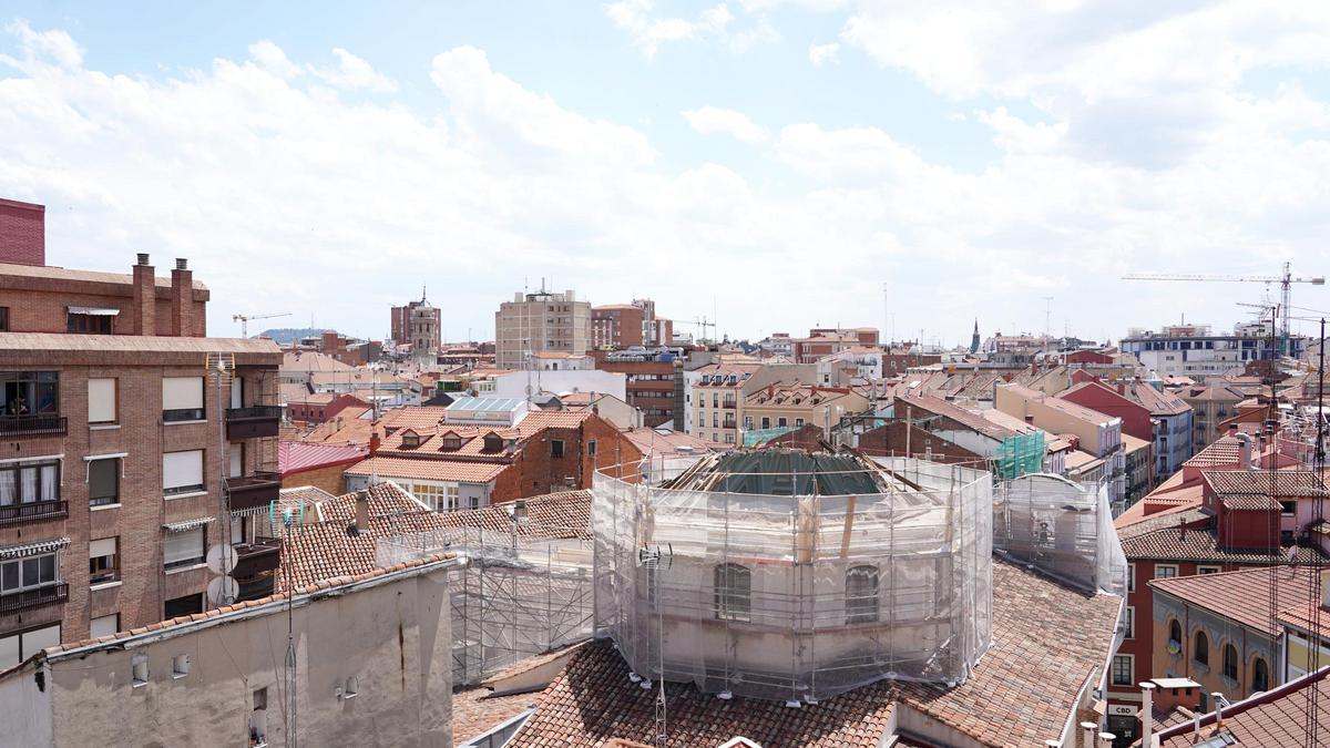 VÍDEO | Se derrumba la cúpula de la iglesia de la Vera Cruz en Valladolid