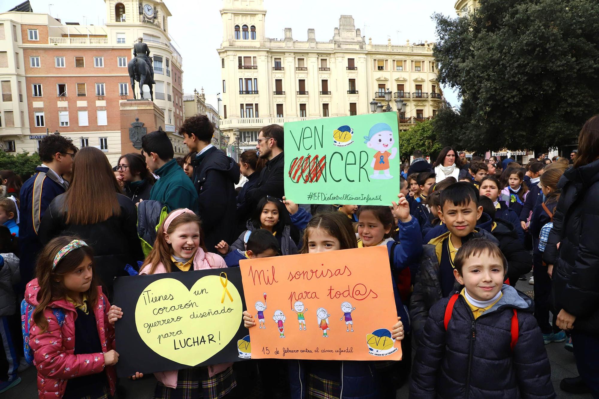 1.100 escolares marchan contra el cáncer