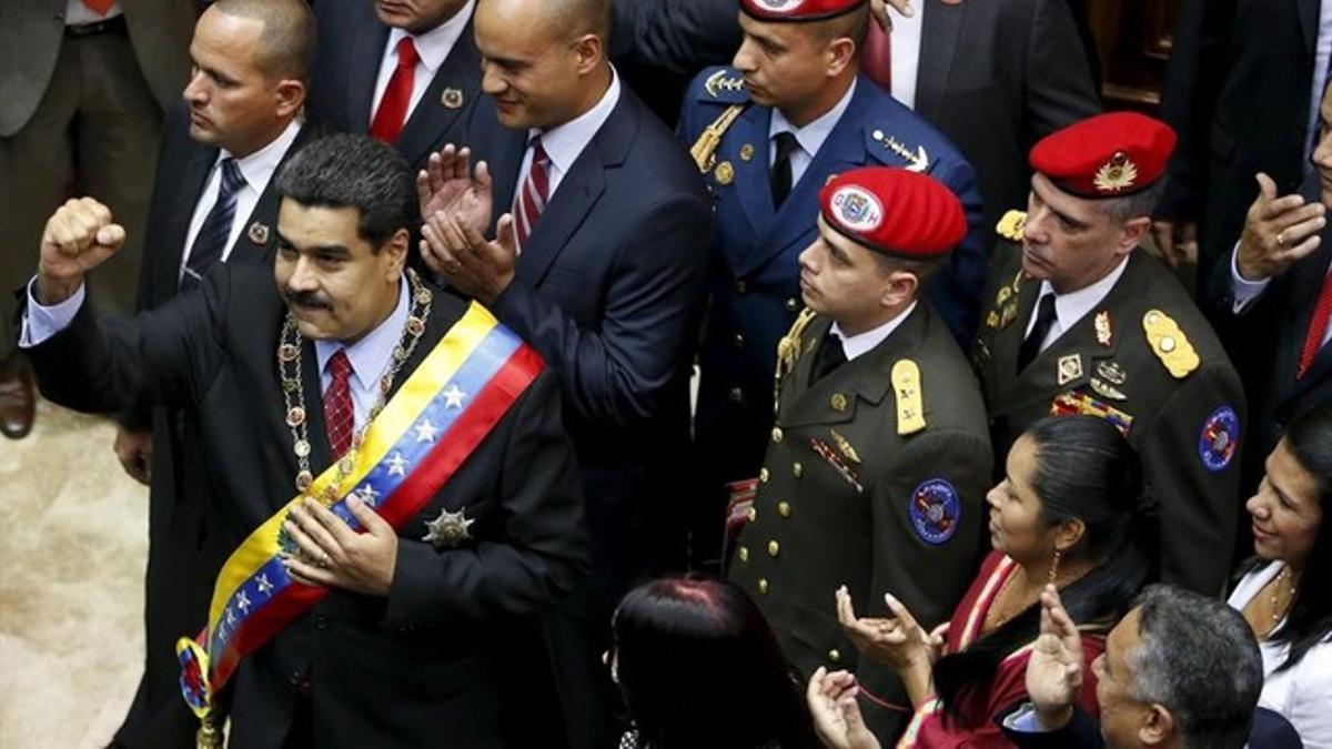 Nicolás Maduro en la Asamblea Nacional