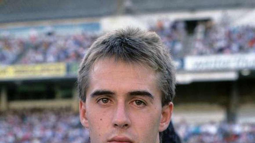 Julen Lopetegui, durante su etapa como jugador blanco. // Efe