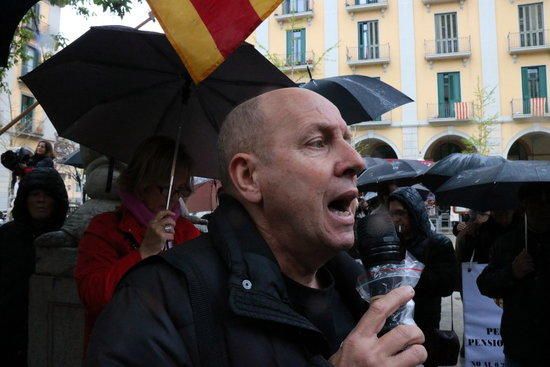 Manifestació pensionistes Girona