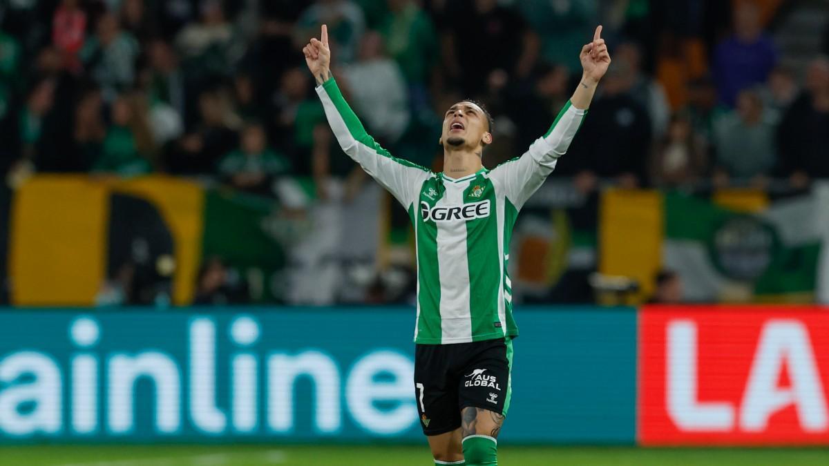 Una imagen de Antony en el Betis