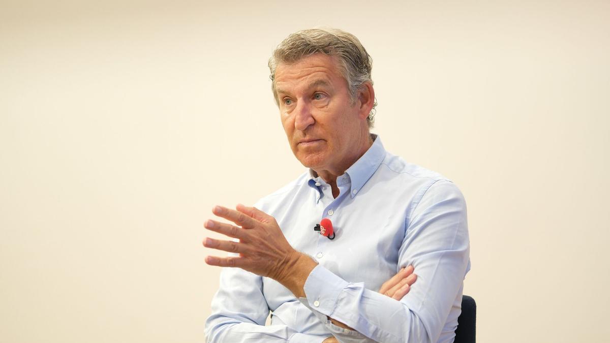 El presidente del Partido Popular, Alberto Núñez Feijóo.