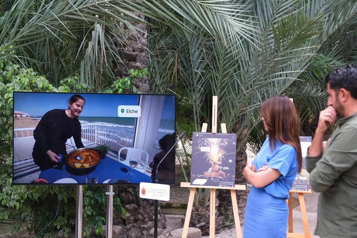 Presentación del vídeo promocional de Elche del verano pasado