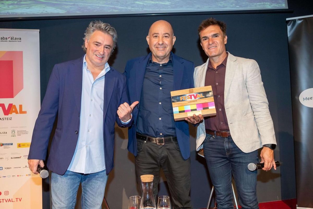 El Cabildo de Lanzarote participa en el FesTVal, el festival de televisión de Vitoria-Gasteiz.